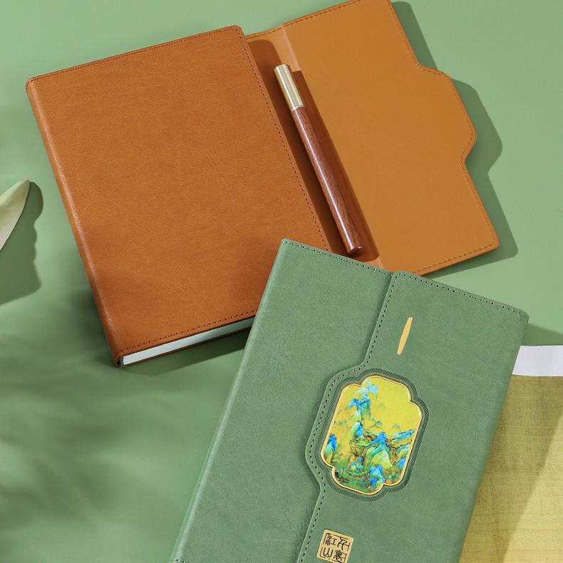 Custom Retro Laptop Gift Set with Notebook and Logo