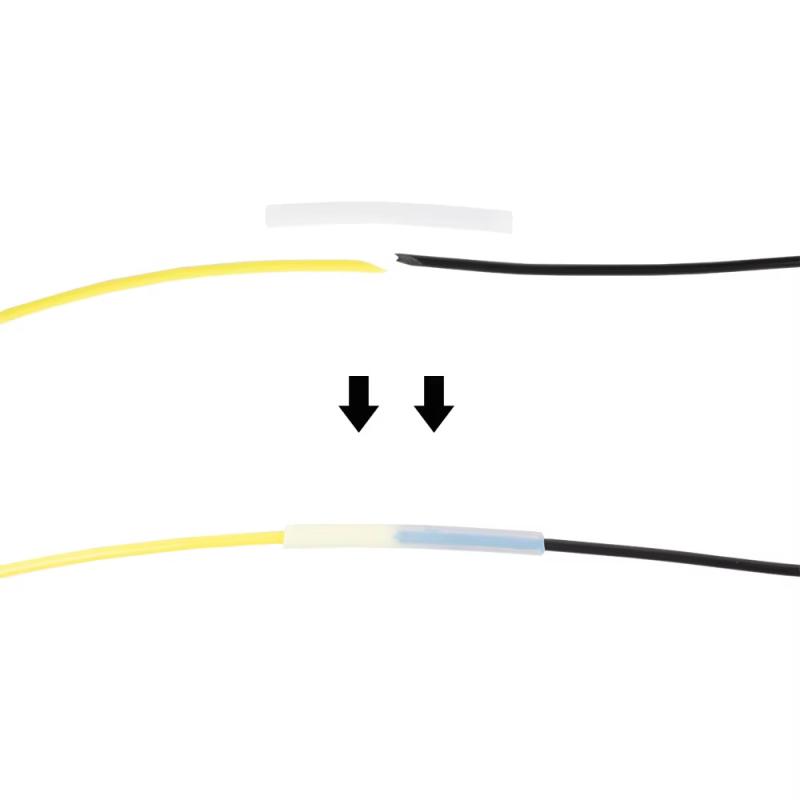 20/100Pcs 1.75Mm Filament Welder Connector Joiner Ptfe Tube For All Kind Pla/Abs 3D Printer Accessories