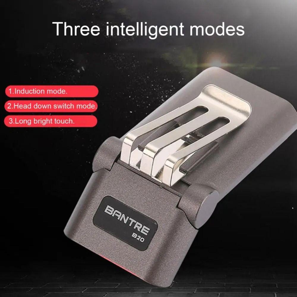 Intellisense Hat Clip Headlamp Outdoor Sports Night Fishing Lamp Practical Induction Headlights