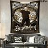 supernatural Wall Tapestry Aesthetic Wall Hanging Printed Fabric Blanket Decorative Tapestries for Bedroom Living Room Home Decor