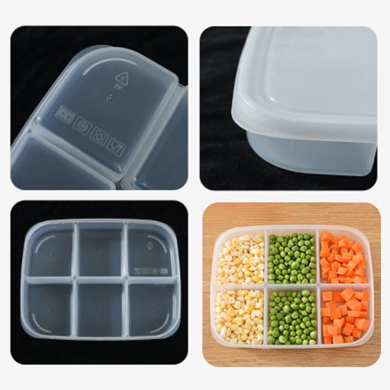 Food Fruit Storage Box Portable Compartment Refrigerator Freezer Organizers