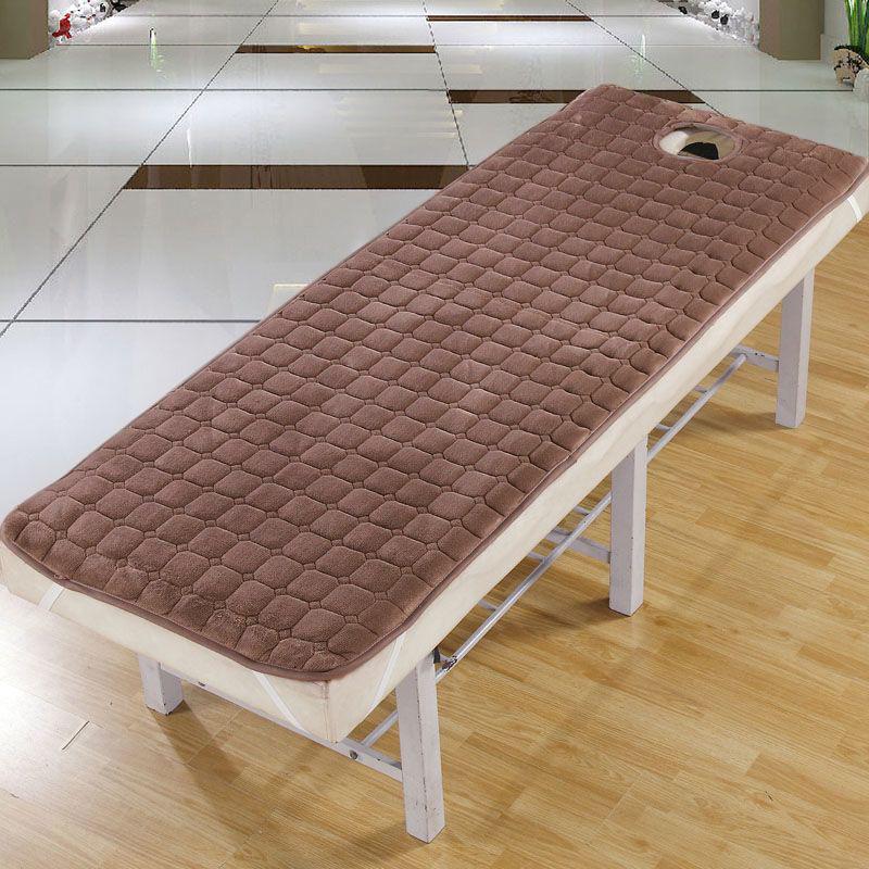 Thickened Velvet Beauty Mattress with Holes Soft Non slip and Warm Mattress Sheet Lunch Break Folding Mattress
