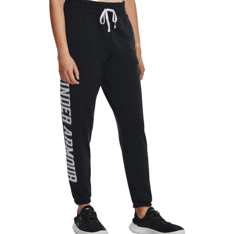 Under Armour Casual Pants Women's Black Moderate Cuffed Pants Unisex 1379437-001