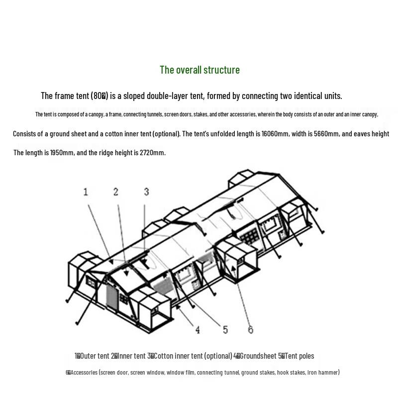 Large Outdoor Frame Tent