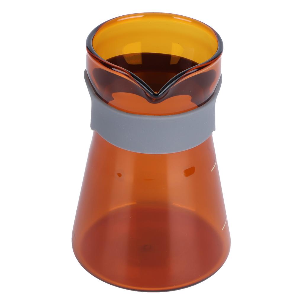 Cafetera Casera de Vidrio de Borosilicato Alto Cafetera de Goteo Hervidor con Escalas(marrón )