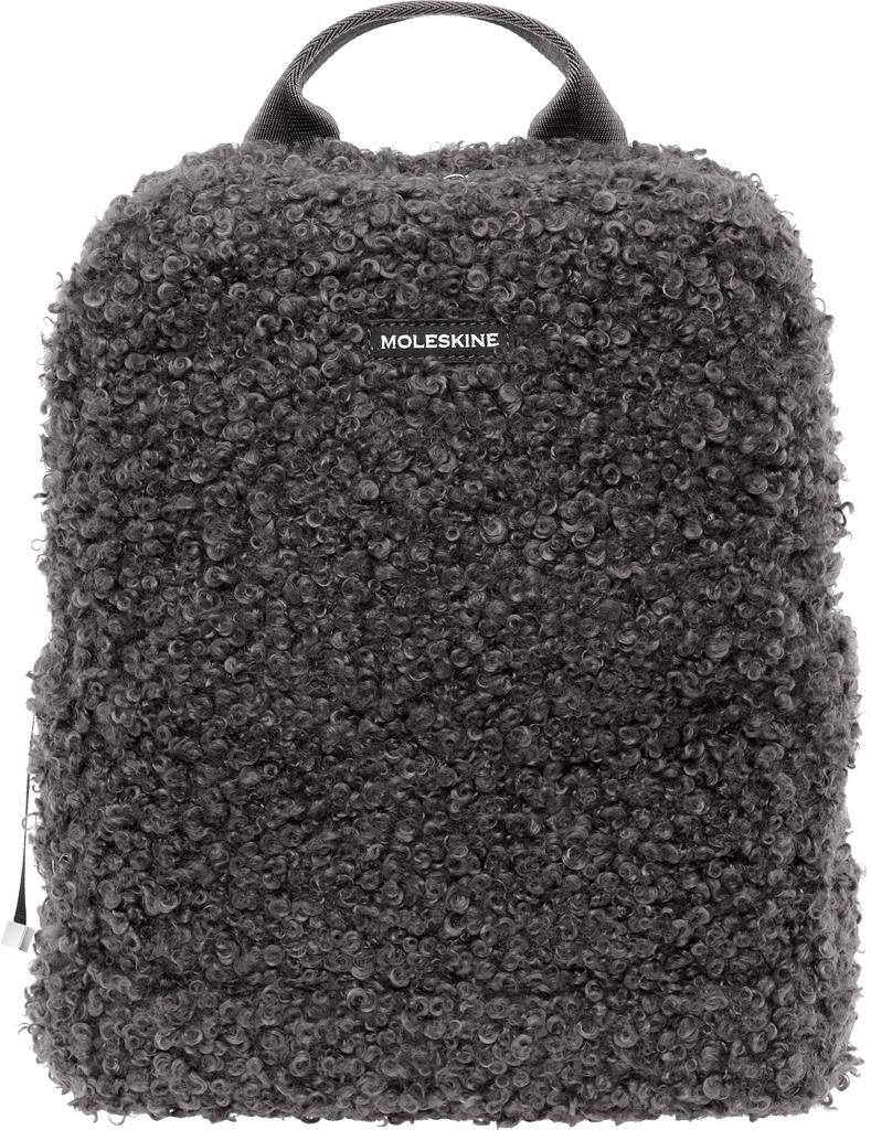 Moleskine Textile Backpack with Storage for Free Size Women's 4-Piece 13-Inch PC, ET22FLBK3A1, Gray,