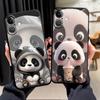 Funda Phone Cover Case for Apple iPhone 17 Pro Max 16 11 12 Air 15 Pro 7 8 13 14 XR XS MAX Cute Panda