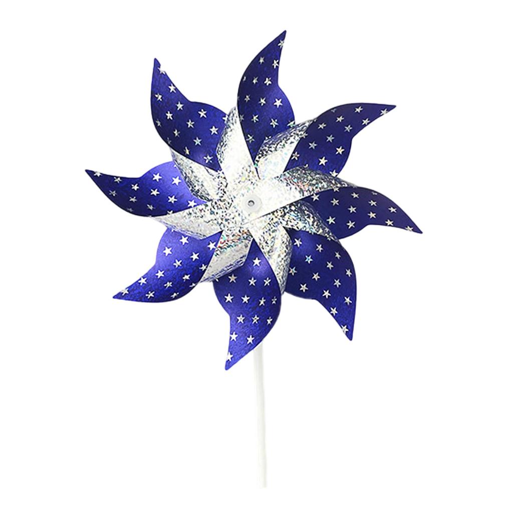 Outdoor Patriotic Windmill for Yard and Garden Decoration