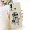 For Infinix Hot 12 12 Play Cute Cat Flower Cartoon Phone Case For Infinix Hot12i Hot 12Play Shockproof Soft Silicone Bumpers
