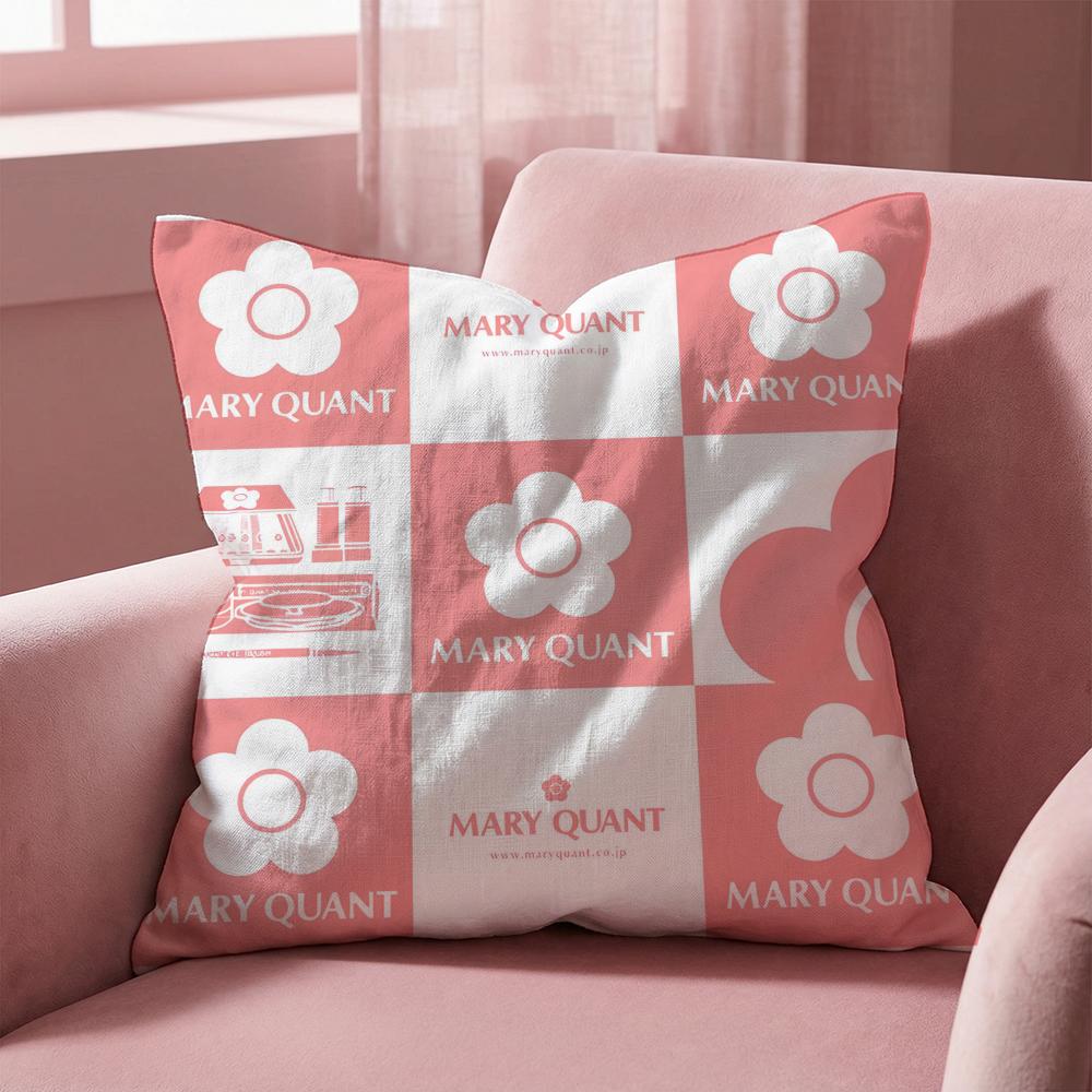 

Fashion M-Mary Quant Cushion Cover Multi-Scene Pillow Cover for Home & Car - Reversible, Soft & Durable for Daily Use 30cmx30cm