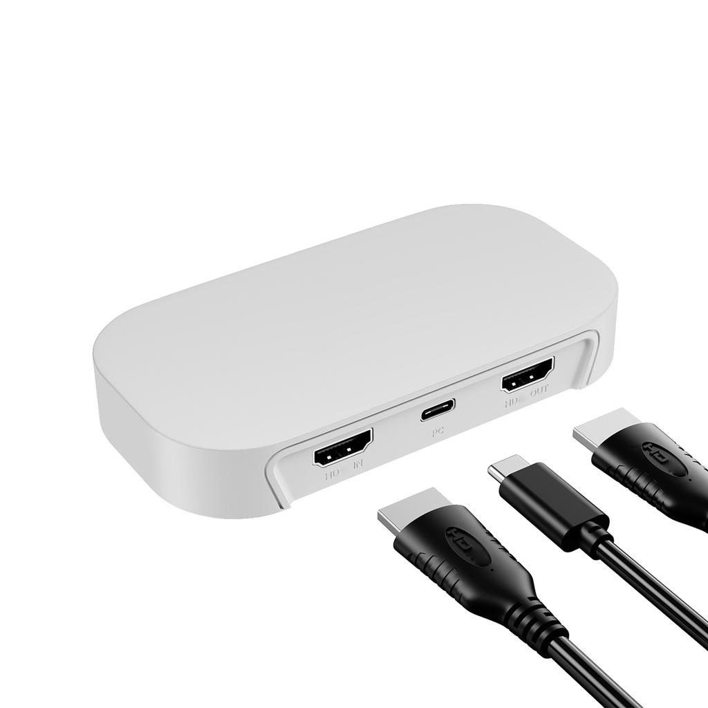 4K60HDR Capture Card, HD 2.0 Game Capture Device, HD Input Output, USB 3.2 Gen1 Type C, HDR10 VRR Passthrough Support,