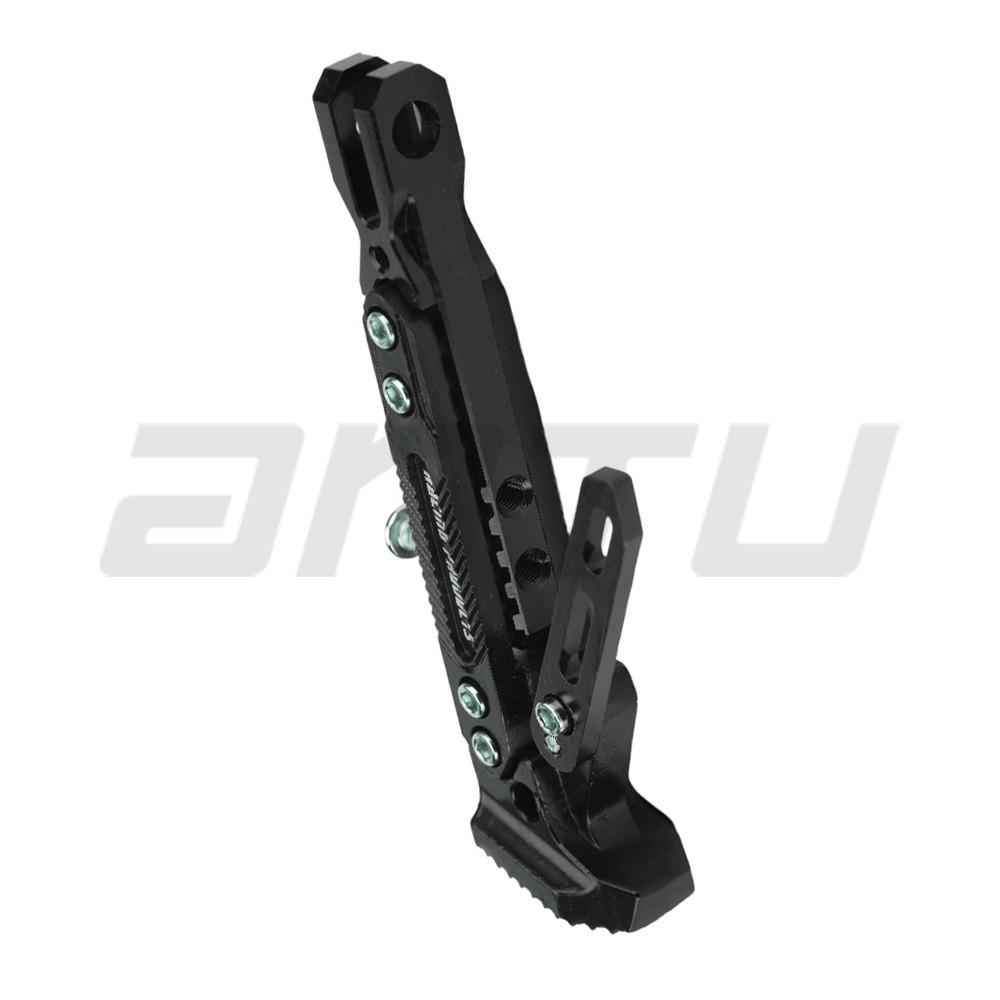 Pedal Electric Bike Single Support Motorcycle Modified Car Ladder Side Offset Bracket Foot Universal Tripod чёрный