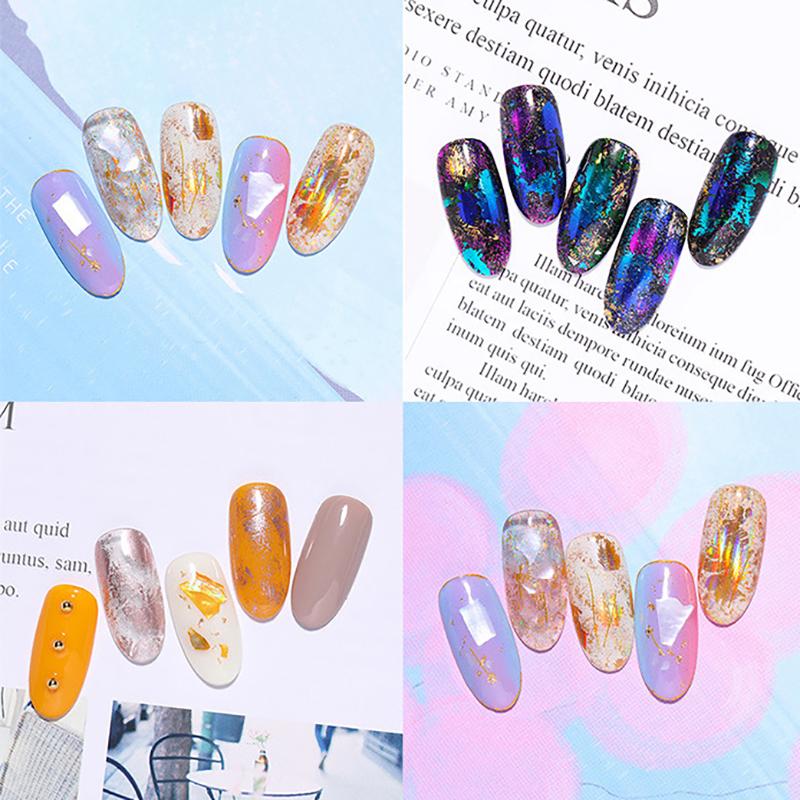 1Pcs Nail Sticker Star Paper Transfer Kit Bottled Laser Nail Sticker Starry Nail Paper Nail Art Accessories