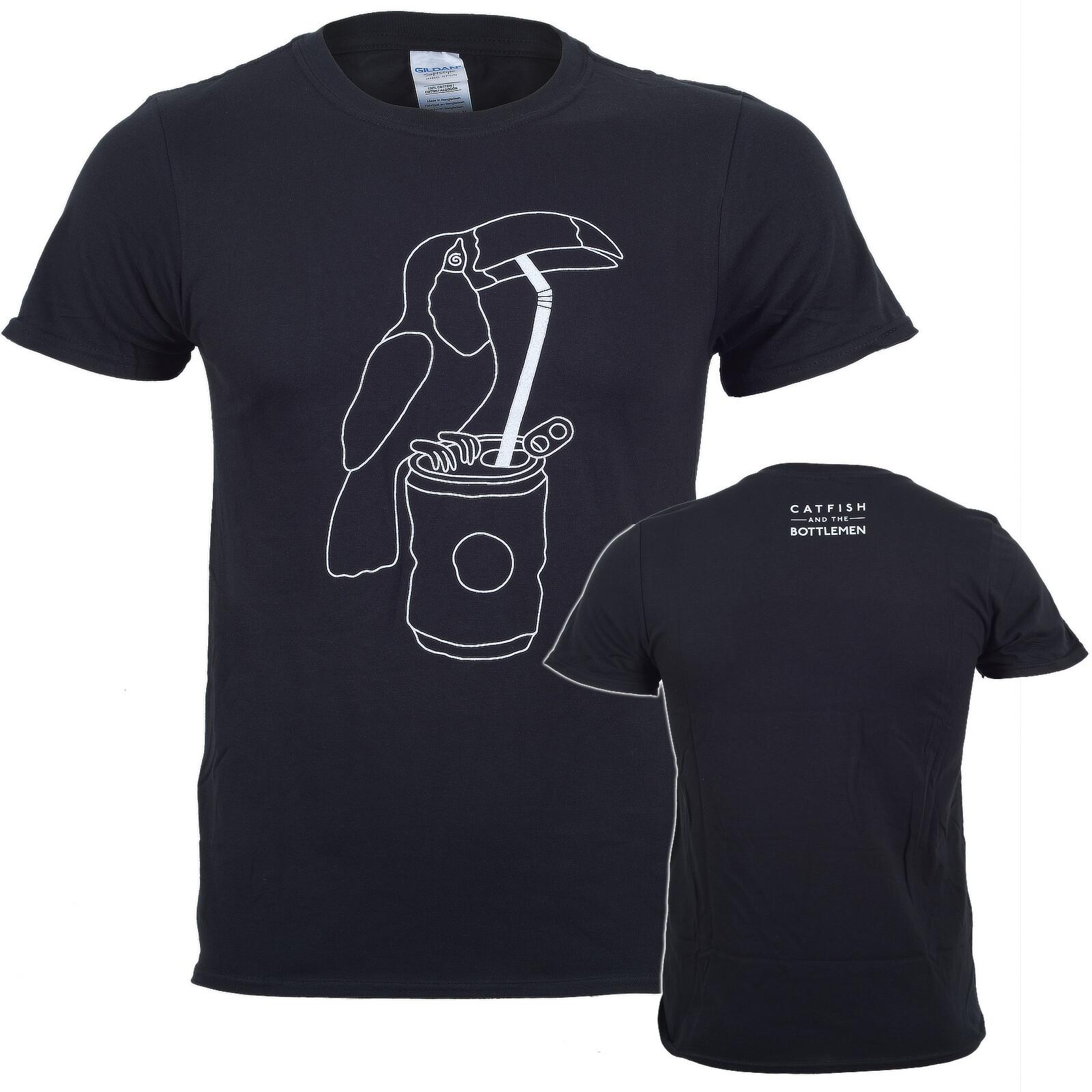 Official Catfish and the Bottlemen T Shirt The Balance Album Toucan New Black XXXL