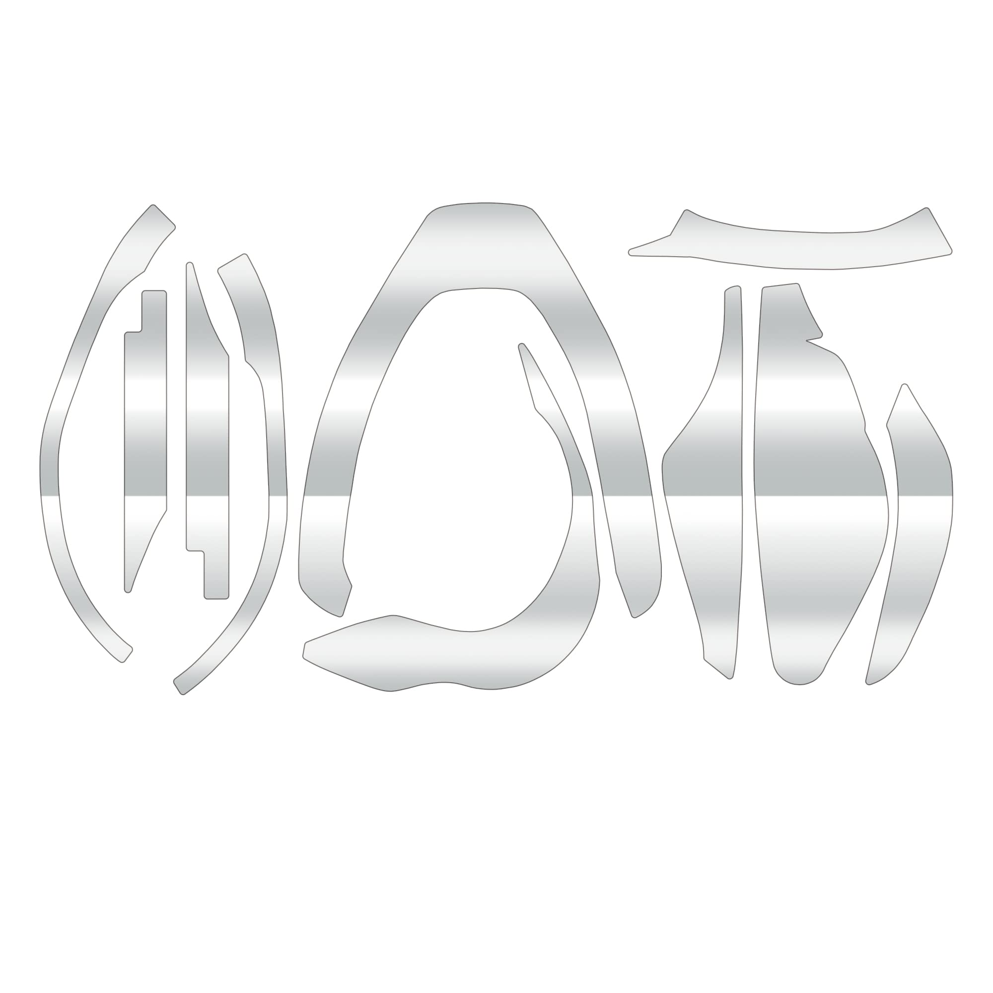 

CUSTOM YOROI Пользовательская декаль для 13 Metanium и 16 Metanium MGL Baitcasting Scratch Clear SEAT.JP Катушки, Защита, (Левша)