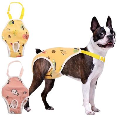 Wiederverwendbare Hundewindeln Waschbare Atmungsaktive Netzhose Tragbare Hundewindeln für Hündinnen