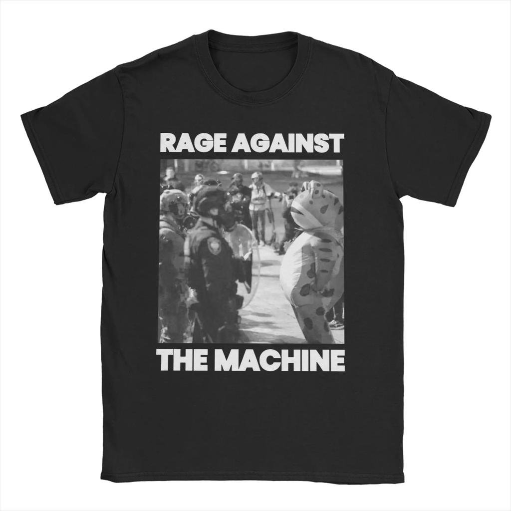 Śmieszne koszulki z memami Resist Portland Żaba Rage Against The Machine Sztuka z żabą Bawełniana koszulka z krótkim rękawem Dekolt O Ubrania Unisex