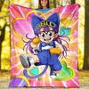 Arale Printed Throw Blanket—soft,warm;versatile Blanket for All Seasons—perfect As &air-conditioning Throw,nap Blanket