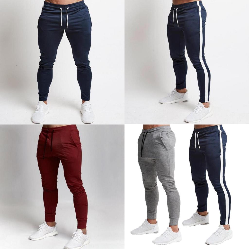 Mens Outdoor Sports Slim Fit Joggers With Moisturewicking Fabric For Casual Wear