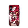 for Apple iPhone 17 16 15 11 Pro XS Max XR 6 7 8 Plus + SE 2020 5 16E Phone Cover Case H-Hazbins Alastor H-Hotels Angel Dust