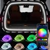 Multi Color Changing LED Atmosphere Light for Automotive Trunk with Auto Welcome Feature Waterproof Design Easy Install