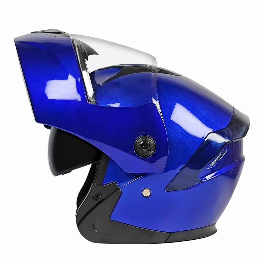 

Сертифицированный 3C мотоциклетный шлем-флип с двойным визором для безопасности и езды