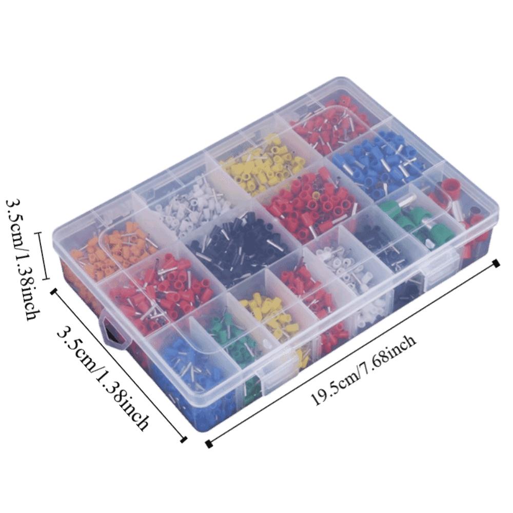 2120PCS Copper Wire Insulated End Terminal Wire Ferrules Terminals Kit  Motorcycle