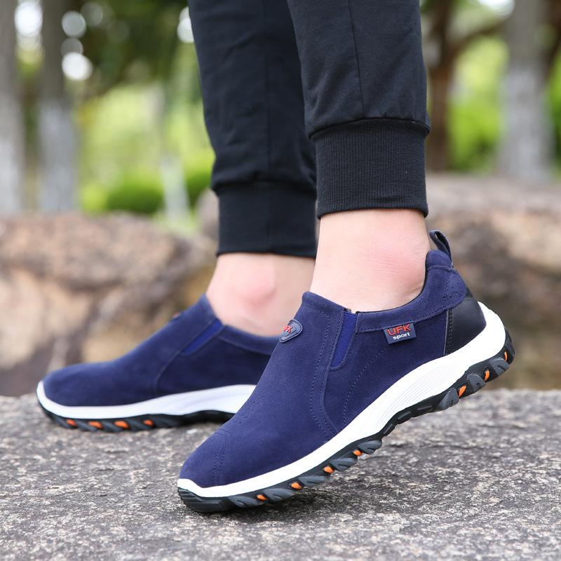 2025 Foreign Trade Large Size Ultra-light Men's Mountaineering Shoes Matte Men's Shoes Casual Outdoor Shoes One Piece 2025