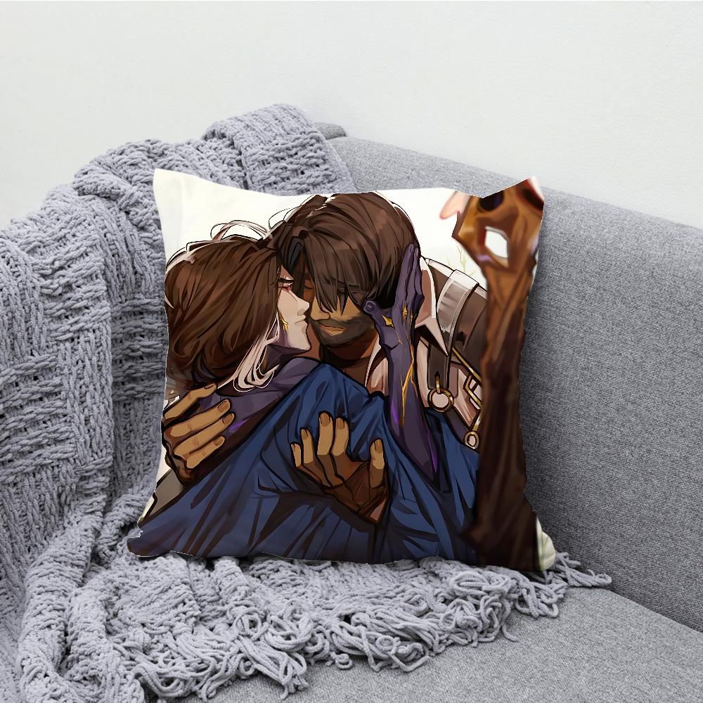 JayVik Jayce Viktor Funda de Almohada Fundas Suaves para Cojines para Decoración de Sofá de Granja Decoraciones para el Hogar y Funda de Almohada Protectora