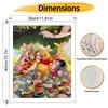 Disney Winnie the Pooh Oil Art Painting Kit Home Wall Decor Handmade Gift DIY Canvas Wall Art Cartoon Characters Decorative Hobby Set