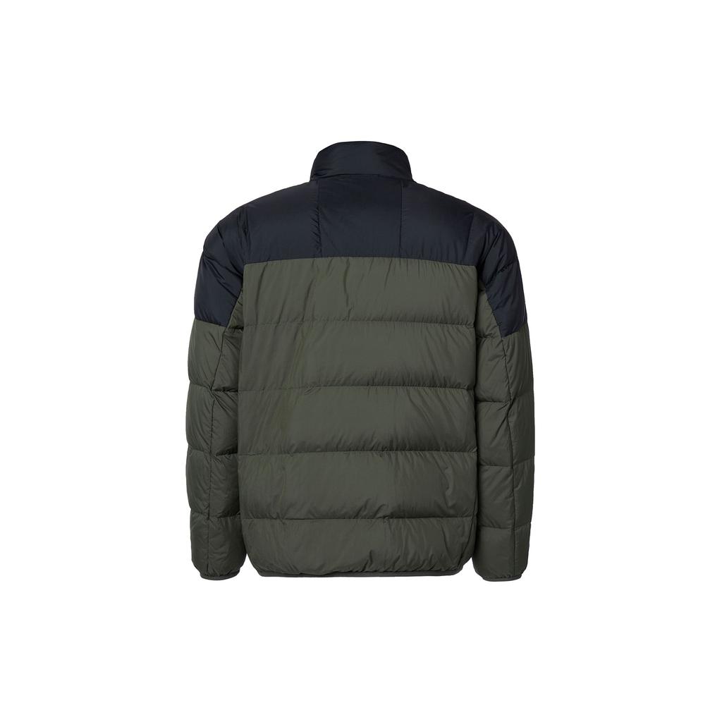UNIQLO FW22 Spliced Zipper Down Jacket Men outerwear Olive 456570-56