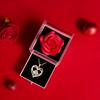 Pink Romantic Valentine'S Day Necklace Gift Box with Artificial Flower, Mother'S Day Present for Mom, Birthday Party Favor