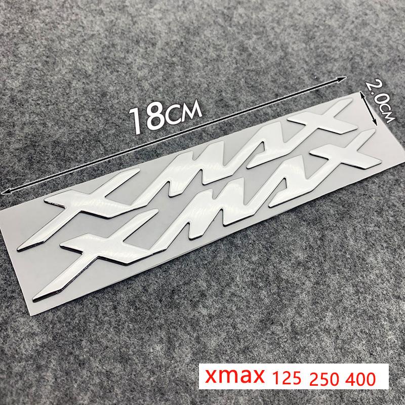 Suitable for XMAX125 250 400 xmax accessories 3D motorcycle logo badge stickers 3D soft adhesive stickers