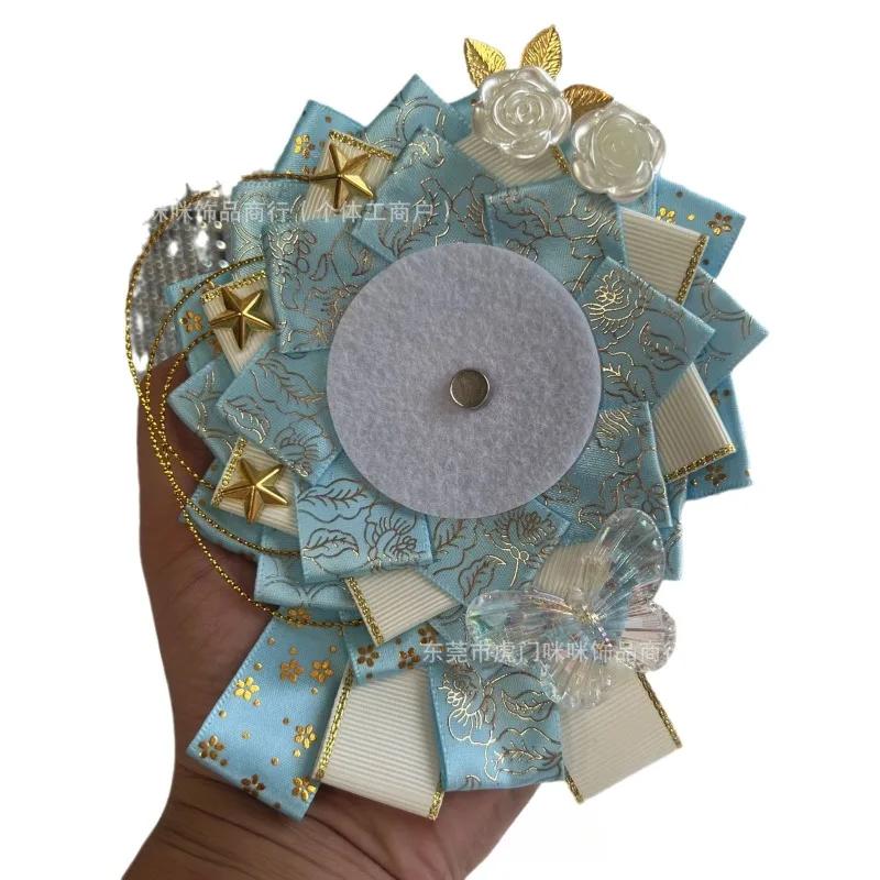 1 Set New 58mm Anime Badge Holder Star-shaped Ita Bag Flange Backing Display Stand for Brooches Pins Accessory for Collection
