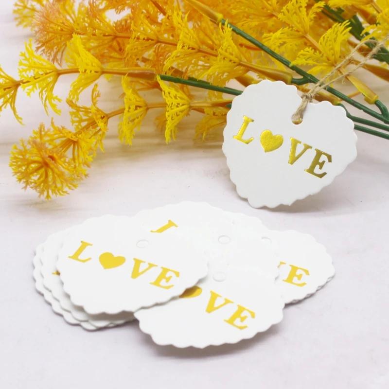 100TAG20MSTRING 4x5cm crafts/bakery/candy label