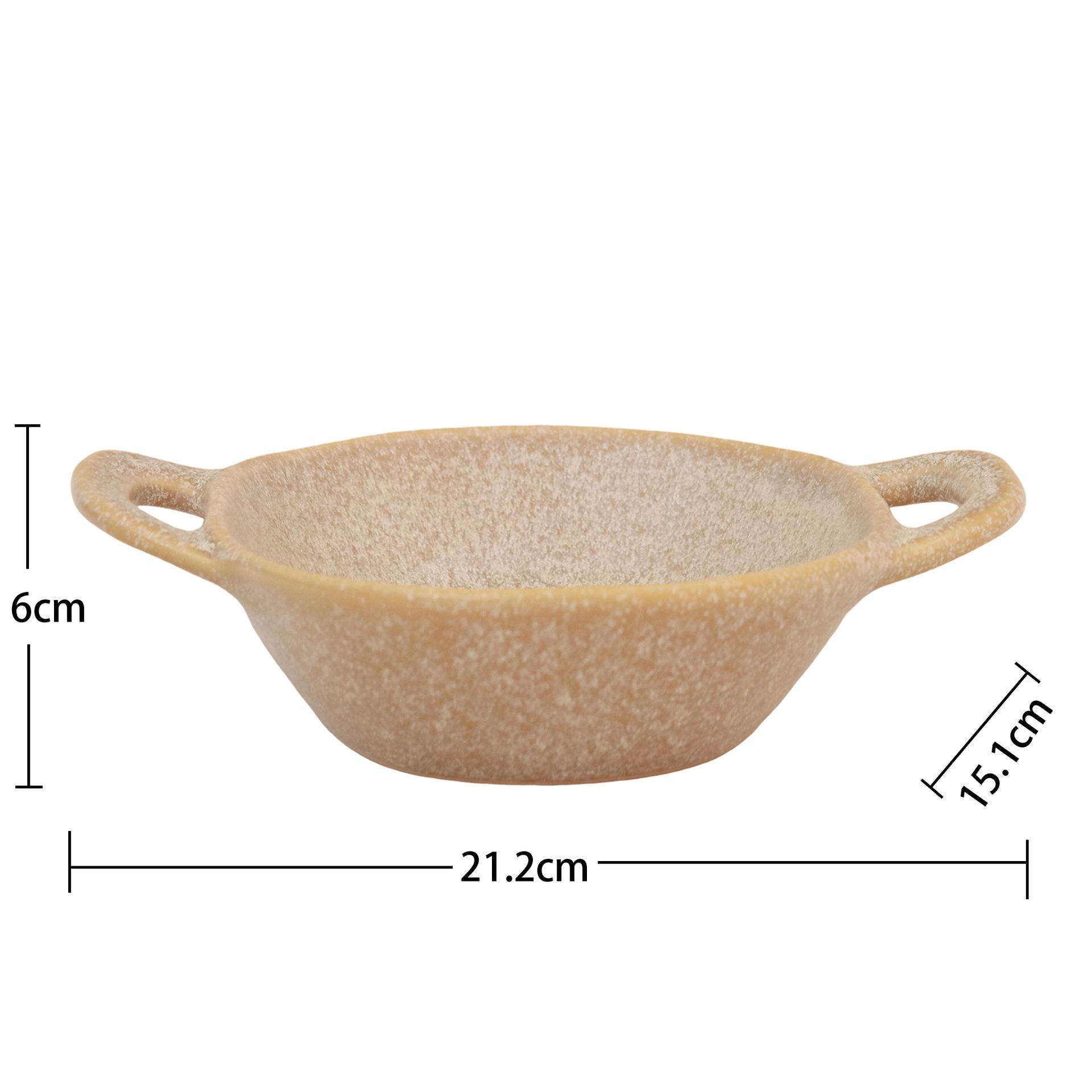 

Binaural cat bowl Ceramic dog bowl Easy to clean Pet bowl Cat dog bowl Puppy kitten food bowl Binaural flat mouth bowl хаки