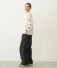 Milkfed Casual Side Cherries Wide Long Sleeve Tee in Off White Women's