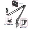 Extendable Microphone Holder Telescopic Bracket Microphone Clamp Microphone Stand  Desk Mount
