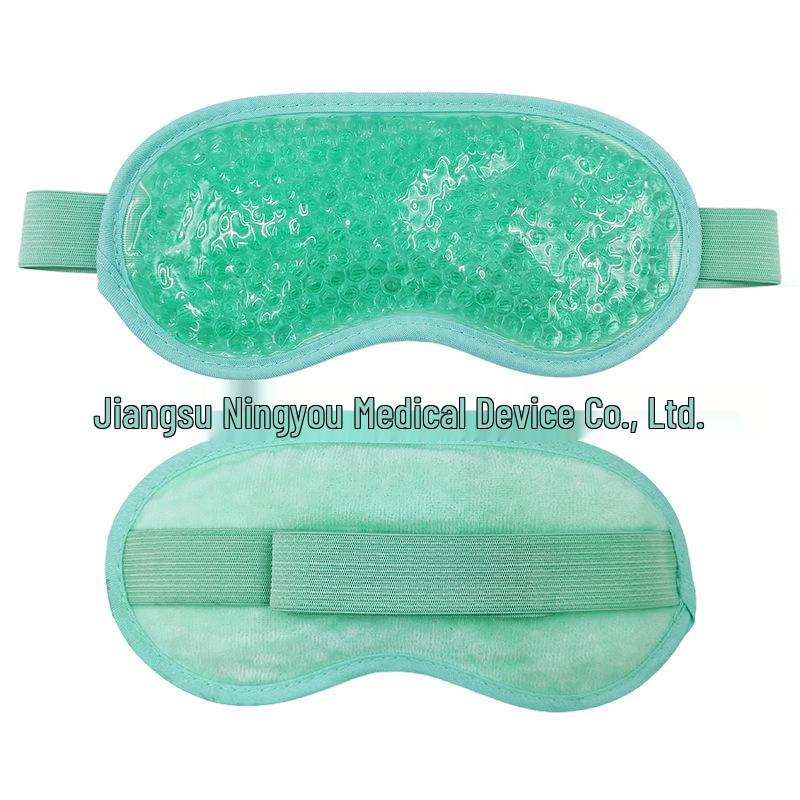 Cooling/Warming PVC Plush Eye Mask with Ice Gel
