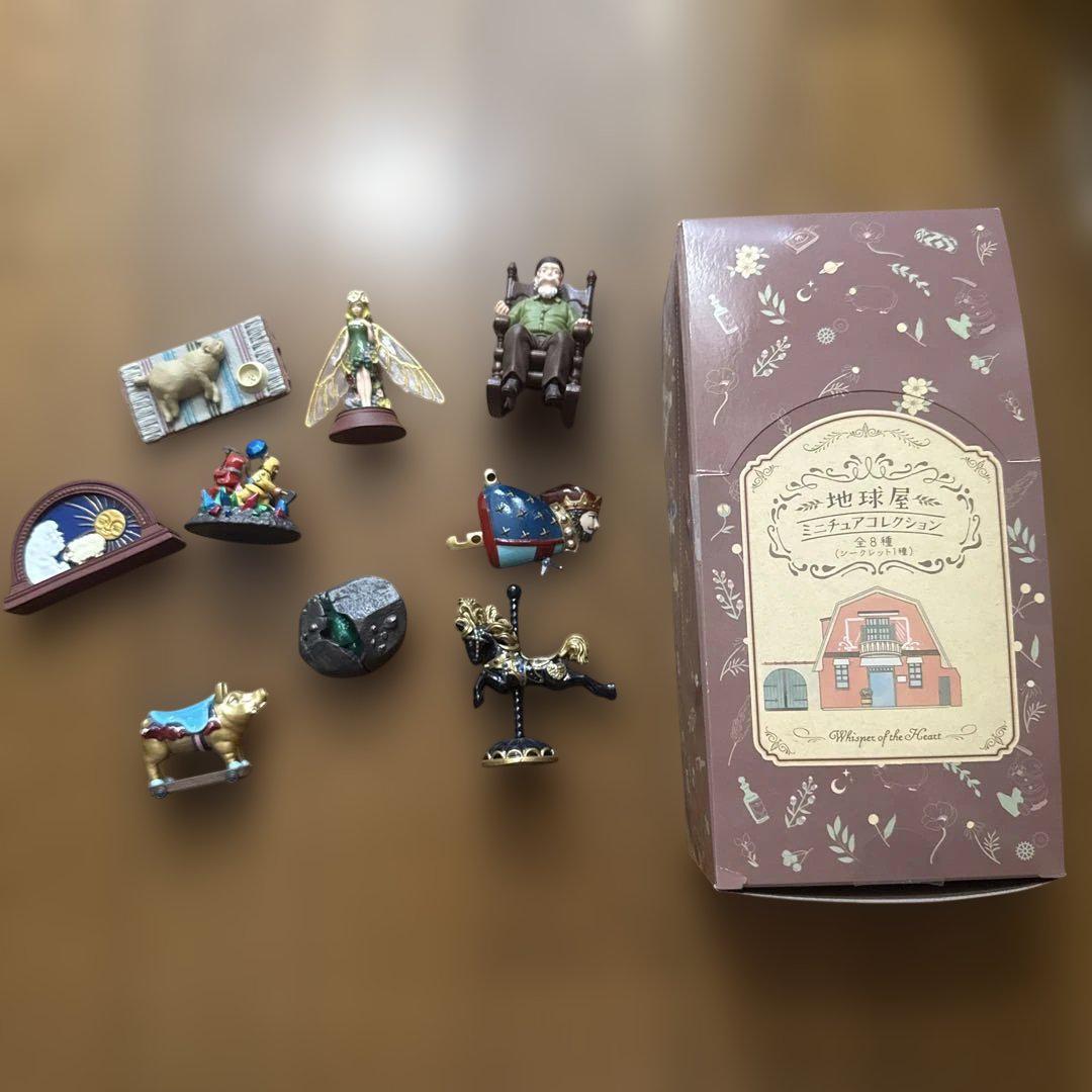 

[USED] Whisper of the Heart Chikyuya Miniature Collection BOX (8 types) + Purchase Bonus: Nishijiro