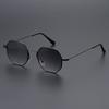 High Quality Glamorous High End Retro Trendy Alloy Metal Square Shaped Multi Colored Female For Both Sun Glasses