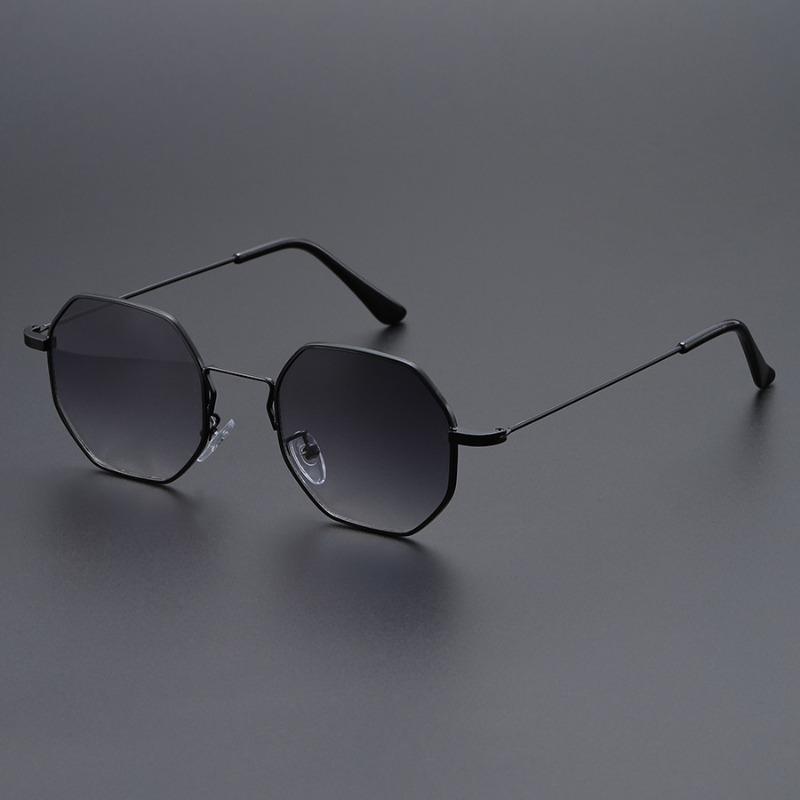 High Quality Glamorous High End Retro Trendy Alloy Metal Square Shaped Multi Colored Female For Both Sun Glasses