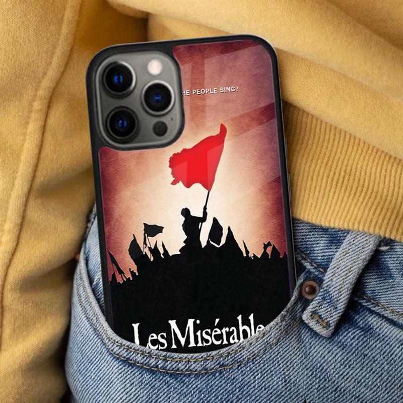 Les Miserables Soft Phone Case for iPhone 17 Air 16e Pro max 15 Pro 13 14 Plus 11 12 MagSafe Magnetic Coque