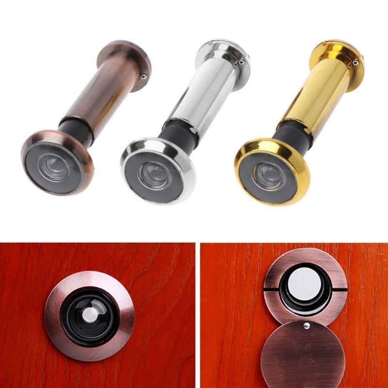 Peephole for Front Door 200 Degree Wide Viewing Security Door Viewer with Privacy Cover Diameter 16mm