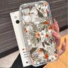 Case For Samsung Galaxy S26Edge S25 S24 S26 Ultra Plus S23 S20 FE Simple Flowers Pattern Silicone Transparent Soft Cover