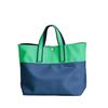 Bright Color Block A4 Tote Bag [Breath TOPKAPI] (Green)