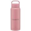 Skater Insulated Stainless Steel Mug Bottle, 500ml, with Screw Handle, Snoopy Smoky Pastel Pink, STS