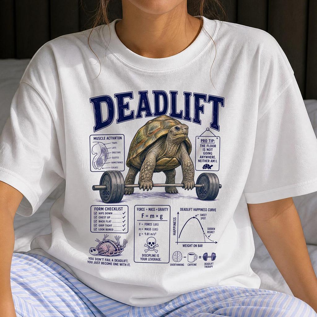 Funny Deadlift Shirt - Retro Sports & Fitness Gift - Sarcastic Deadlift Clothing