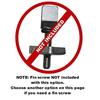 3" Center Fin (Soft Flex) Safety Flex Soft Fin for Longboard, SUP, AirSUP, River Rafting (Black (Screwless))