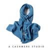 New cashmere scarf, women's short Korean version of autumn and winter warm neck protection knitted versatile hollow scarf